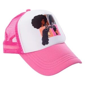 Women’s Barbie Pink Trucker Hat Women Empowerment  Cap Adjustable Snapback